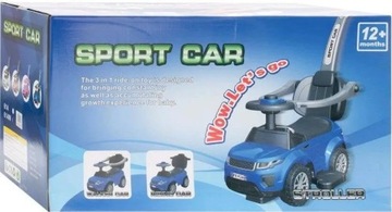 3IN1 WHITE PUSH RIDE СО ЗВУКОМ