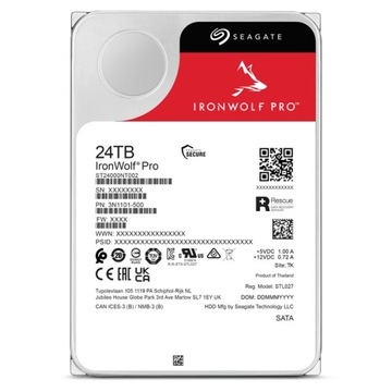 Жесткий диск Seagate IronWolf Pro 24 ТБ Sata ST24000NT002