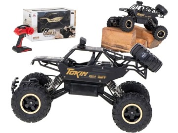 Автомобіль на радіокеруванні на пульті RC Рок Краулер 1:12 4WD Метал чорний