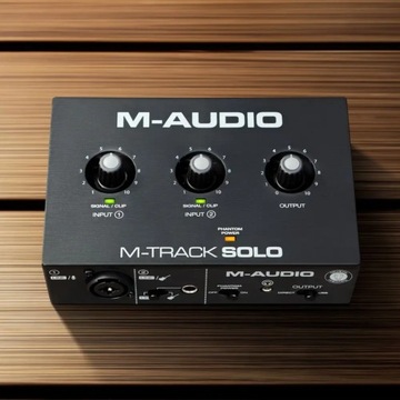 M-audio M-track Solo — аудиоинтерфейс USB