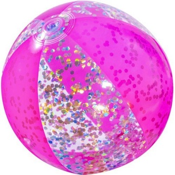 Пляжный мяч с блестками Розовый 41см Bestway 31050