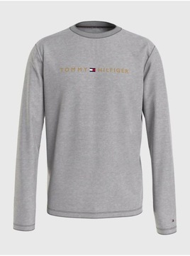 TOMMY HILFIGER KOSZULKA MĘSKA CN LS TEE SZARA r.L