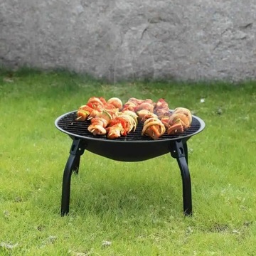 Садовый гриль, место для костра с сумкой для транспортировки и чехлом.