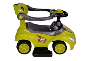 Mega Car 3 в 1 Push Ride Yellow