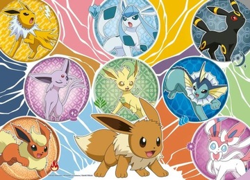 Пазл Ravensburger Pokémon, 400 деталей. Пазл Ravensburger Pokémon 4x100.