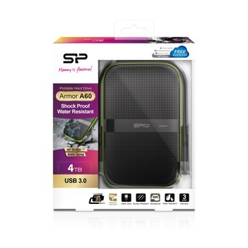 Внешний жесткий диск Silicon Power Armor A60 (4 ТБ; 2,5 дюйма; USB 3.2; 5400