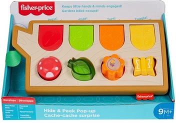 FISHER PRICE WYSKAKUJĄCE KOLOROWE ZWIERZĄTKA GJW24