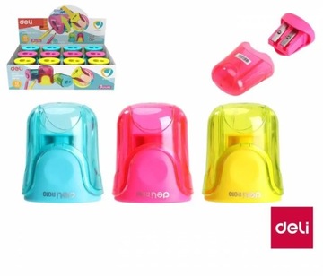 Двойная точилка Deli PINK