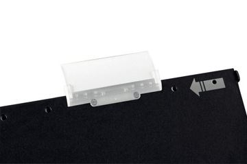 LEITZ ALPHA ACTIVE A4 ПОДВЕСНАЯ КОРОБКА С ЛАСТИКОМ, ЧЕРНАЯ