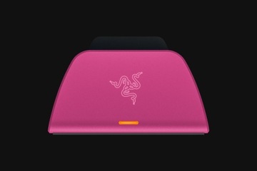 Универсальная подставка для быстрой зарядки Razer для PlayStation 5, розовая