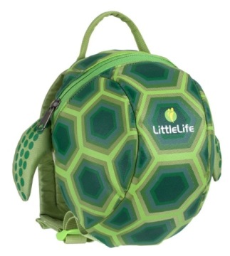 Рюкзак LittleLife Animal Pack Green Turtle с одним отделением для детского сада