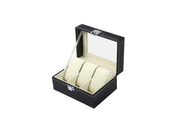 Pudełko Szkatułka Organizer na Zegarki 3szt Etui Pomysł na Prezent