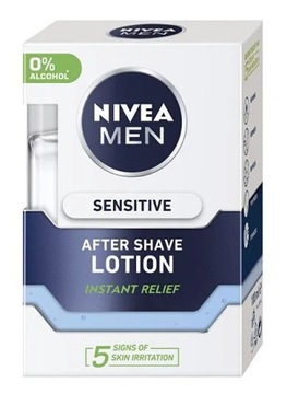 NIVEA MEN Жидкость после бритья/вода Sensitive 0% спирта Ромашка 100 мл