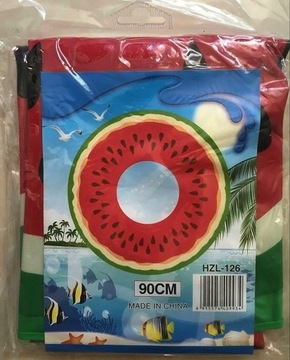 Надувной круг для плавания «арбуз», 80 см, макс. 60 кг