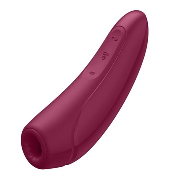 Satisfyer Curvy 1+ bezdotykowy stymulator ssąco-wibrujący Rose Red P1