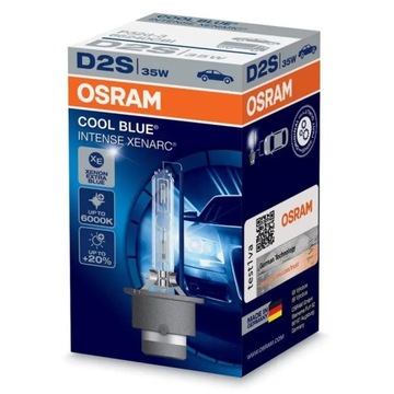 КСЕНОНОВАЯ ЛАМПОЧКА НА НИТИ D2S OSRAM COOL BLUE 6000K