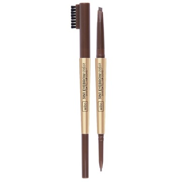Wibo 3in1 Eyebrow Stylist kredka do brwi z grzebykiem 1 Soft Brown P1