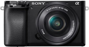 Aparat fotograficzny Sony A6100 korpus + 16-50mm CZARNY NOWY