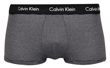 Bokserki męskie Calvin Klein Underwear Low Rise Trunk XL 3Pack Czarny/Biały