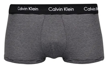 Calvin Klein Underwear Low Rise Trunk 0000U2664G-IOT XL 3 Pack Czarny/Biały