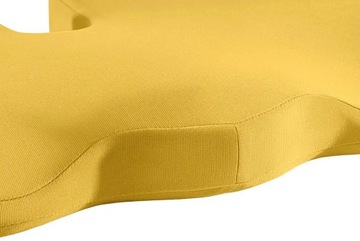 Ergo Cozy Leitz желтая ортопедическая подушка на стул + ножницы