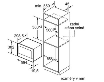 Микроволновая печь BOSCH BFL634GB1 21 л 900 Вт