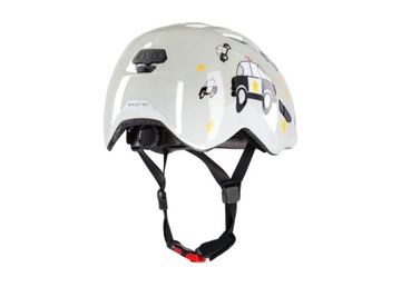 Детский шлем ABUS SMILEY 3.0 серый полицейский М