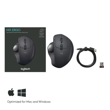 Мышь Logitech MX Ergo 910-005179 черная
