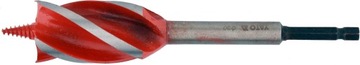 WIERTŁO DO DREWNA 4-OSTRZOWE 30MM HEX