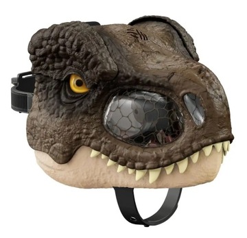 JURASSIC WORLD MASKA DINOZAURA T-REX TYRANOZAUR INTERAKTYWNA DŹWIĘK GWD71