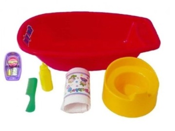 ВАННА И ГОРШОК + аксессуары ДЛЯ КУКОЛ