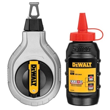 DEWALT SZNUR TRASERSKI 6-1 30M SZNUREK Z CZERWONĄ KREDĄ DWHT47408-0