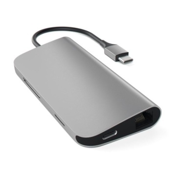Satechi ST-TCMAM 8-портовый многопортовый концентратор ETHERNET 4K HDMI Type-c USB-c