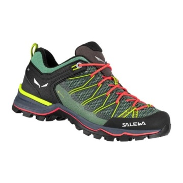Обувь Salewa WS MTN TRAINER LITE GTX темно-зеленый/флуоресцентный коралл 40
