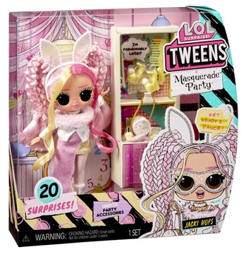 Lalka L.O.L. Surprise O.M.G. Tweens Masquerade Party Jacki Hops Nastolatka
