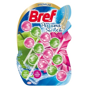 BREF WC POWER ACTIV 3X50g PERFUME JABŁKO LILIA