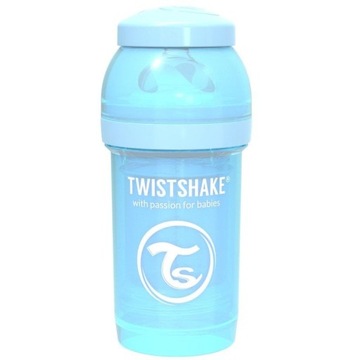 Butelka Antykolkowa Twistshake 180 ml NIEBIESKA