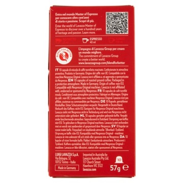 NESPRESSO LAVAZZA Qualita ROSSA капсулы 10 шт.