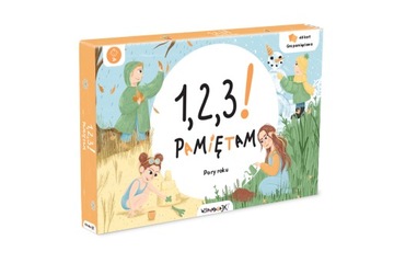 Gra planszowa Smart Kids Media Gra 1 2 3! Pamiętam Pory Roku WSPOMAGAJKI