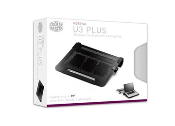 Кулер Cooler Master Notepal U3 Plus черный