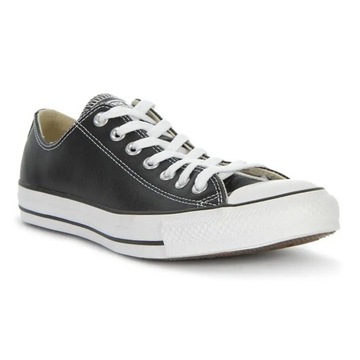 Кроссовки CONVERSE ALL STAR Туфли Черные из Натуральной Кожи