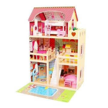 Domek dla lalek Ecotoys Domki dla lalek 90 cm
