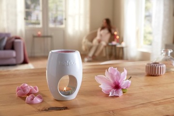 Bolsius Aromatic Wax Burner Ellips восковая горелка белая