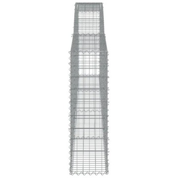 vidaXL Габионные корзины 25 шт. 400x30x100/120см Оцинкованное железо
