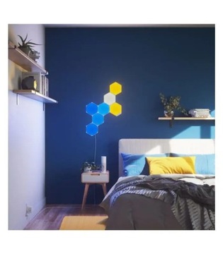 Набор Nanoleaf Shapes Hexagons из 9 декоративных современных светодиодных панелей