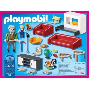 PLAYMOBIL 70207 УЮТНАЯ ГОСТИНАЯ