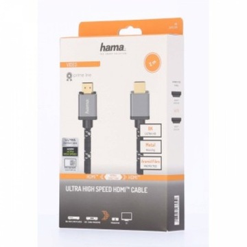 Hama HDMI 2.1 СВЕРХСКОРОСТНОЙ 8K КАБЕЛЬ премиум-класса 2 м