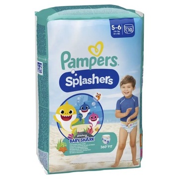 Подгузники PAMPERS Splashers Размер 5 10 шт 14-18кг для плавания