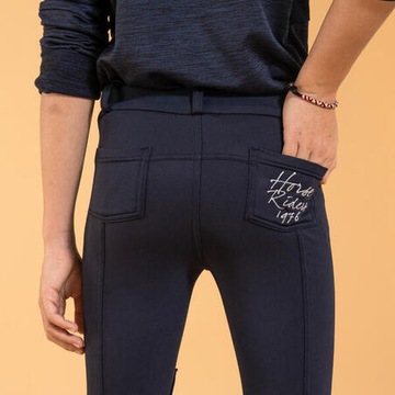 Bryczesy dla dzieci Fouganza 100 ciepłe