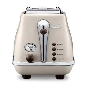 Toster De'Longhi CTOV 2103.BG beżowy/brązowy 900 W